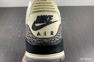 Flexible Reimagined 393 DN3707-100 Cement Retro Jordan 3 White 0926